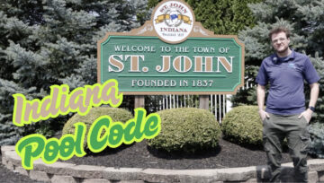 Picture of guy standing in front of St.John, Indiana Welcome Sign